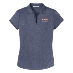 MC Shift Leader Ladies Heather Trace Polo Thumbnail