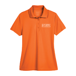 MC Ladies Core Performance Polo, Campus Orange Thumbnail