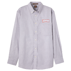 MC Men's LS Twill Shirt - Oxford Grey Thumbnail