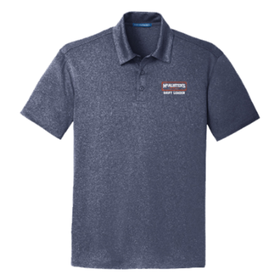 MC Shift Leader Men's Heather Trace Polo