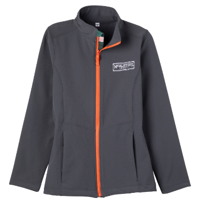 Contrast Zip Soft Shell Jacket - Ladies