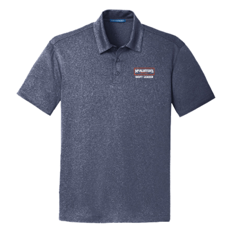 MC Shift Leader Men's Heather Trace Polo