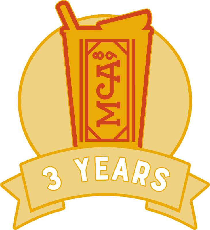 3 YEAR Anniversary Pin - 5/pk