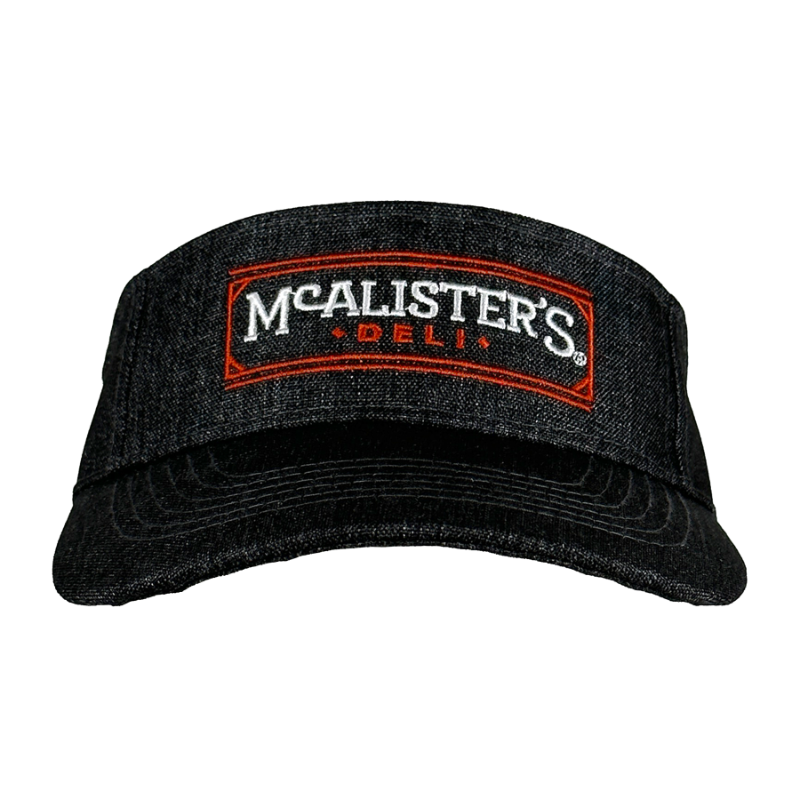 McAlister's Uniform Visor, Charcoal Heather